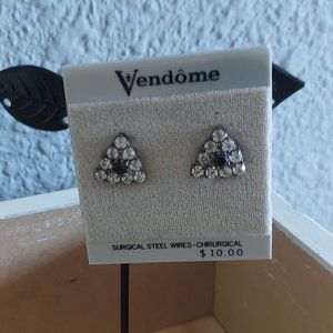 Vintage Vendome Rhinestone Studs